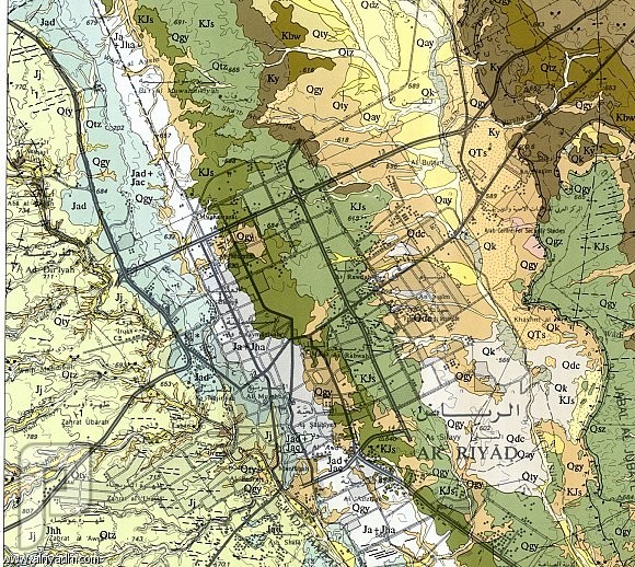 الرياض فوق جيولوجية قلقة