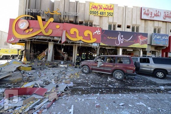 انفجار غاز يخلف قتيلاً و18 مصاباً في مطعم شرق الرياض