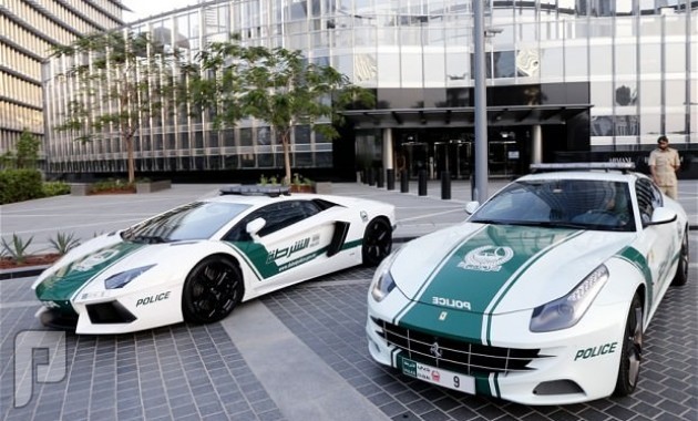 دبي تمتلك اسرع سيارات شرطة في العالم