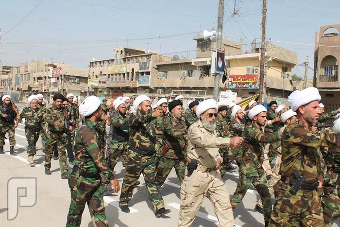 استعراض جيش المهدي ببغداد وخوفهم من زحف الثوار