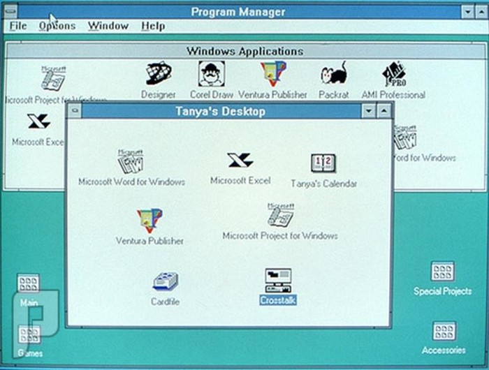 اصدارات وندوز والصراع بين شركات نظام أندرويد وأبل ويندوز 3.0 (1990)