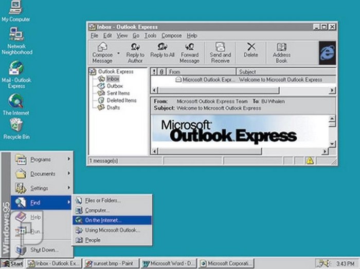 اصدارات وندوز والصراع بين شركات نظام أندرويد وأبل ويندوز 95 (1995)