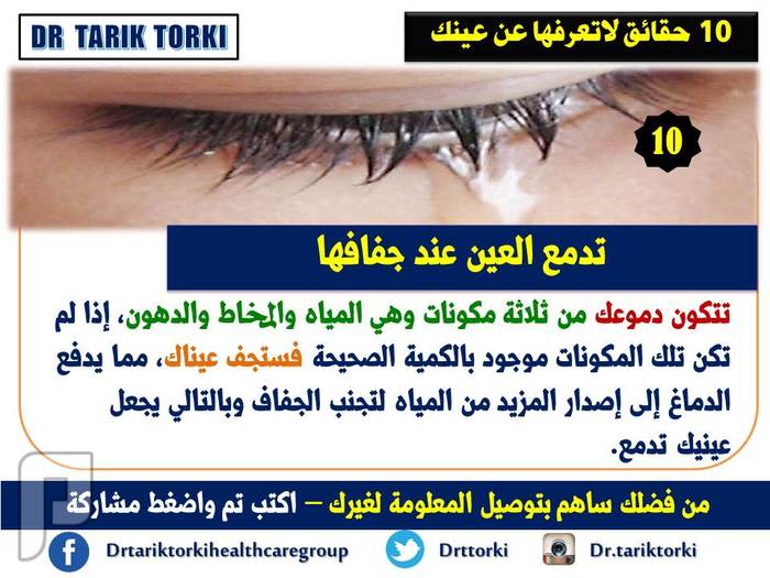 10 حقائق لاتعرفها عن عينك | دكتور طارق تركى