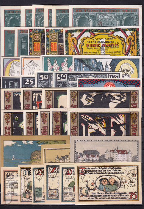 مجموعات عملات المانيه نوت جلد - 1920-جمال وندرة
