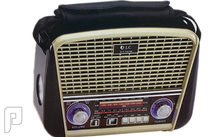 جهاز الراديو الكلاسيكي  ومشغل MP3 وكشاف