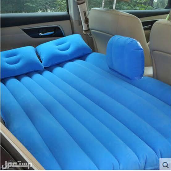 سرير للمقعد الخلفي للسيارة قابل للنفخ مع وسادتين