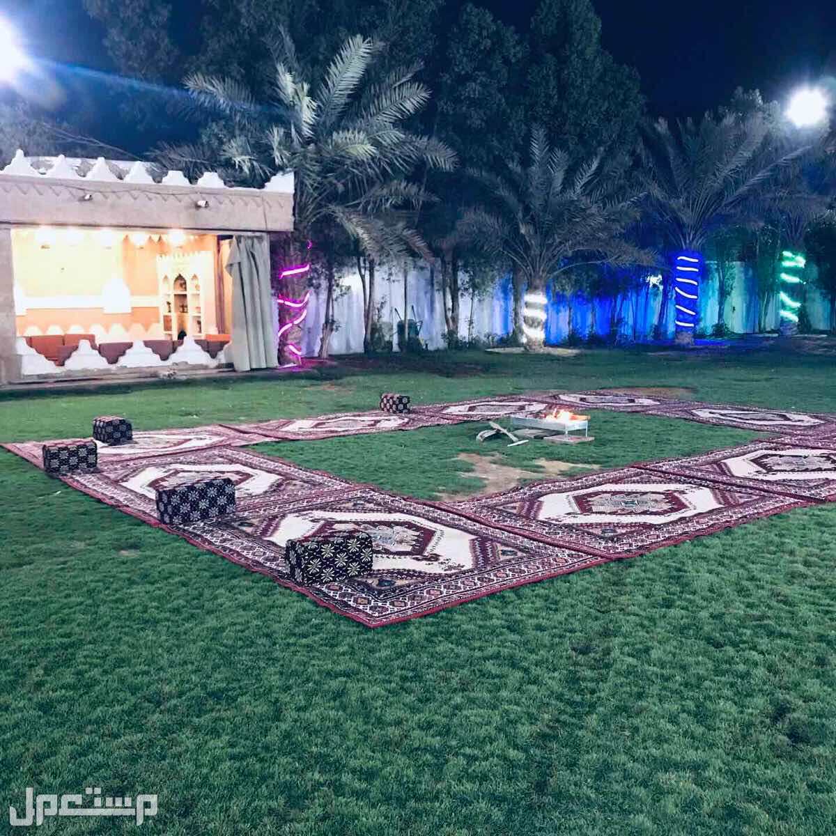استراحة كبيرة للايجار شهر رمضان شمال الرياض