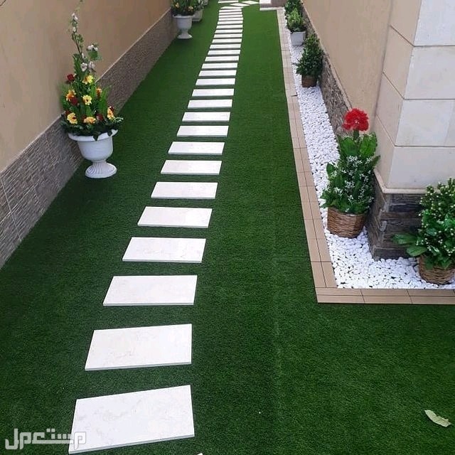 تركيب مظلات تصميم شلالات تنسيق الحدائق المنزلية عشب صناعى السعوديه