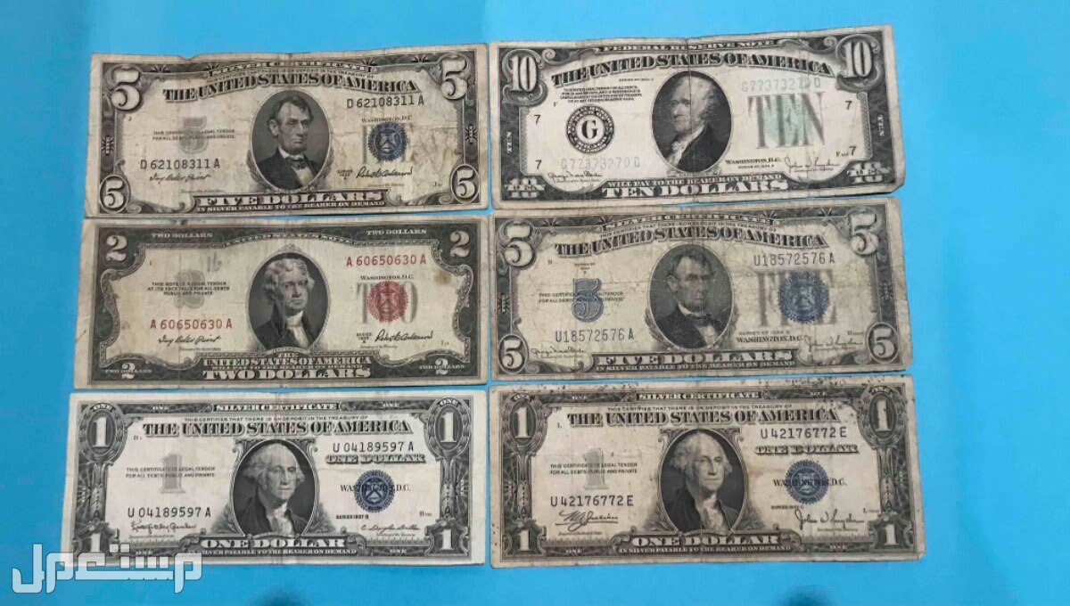 دولارات امريكيه قديمه من سنه  1864  محموعات وفئات البند5