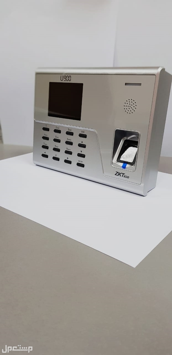 جهاز بصمه بالبطاريه للحضور وانصراف U900 يعمل بالبصمه والكارت والرقم السري جهاز بصمة للحضور والإنصراف للشركات ZKTECO U900