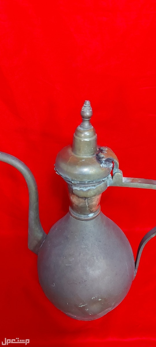 مصب تراثي قديم نحاس اصفر لامع