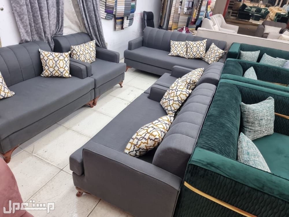 كنب جديد مويلات راقية اطقم مجالس  باى مقاسات  (جده)