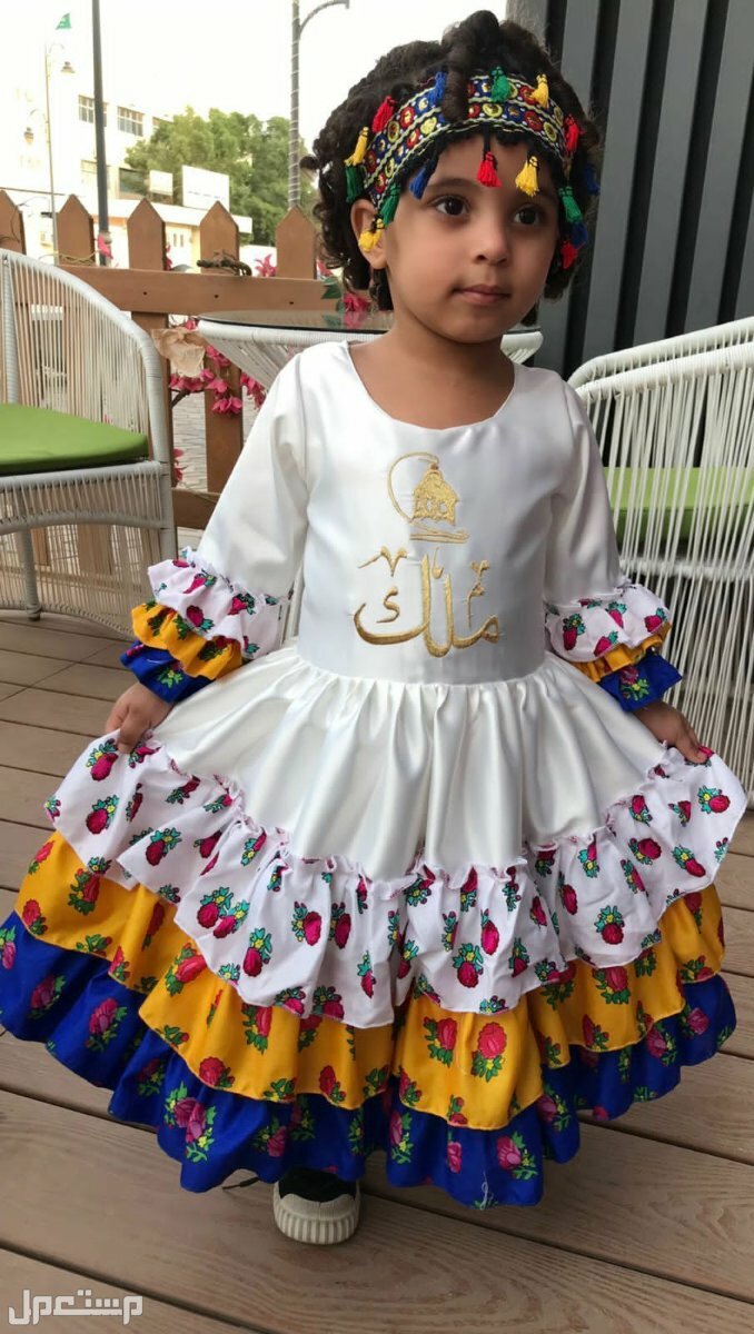فستان بناتي مع تفصيل اسم طفلتك نشحن لكل المدن