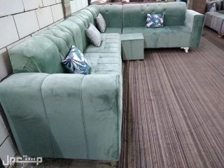كنب جديد ركنات حرف ال واطقم كنب 5قطع ومجلس كامل زاويتين 4 ف4  ✨