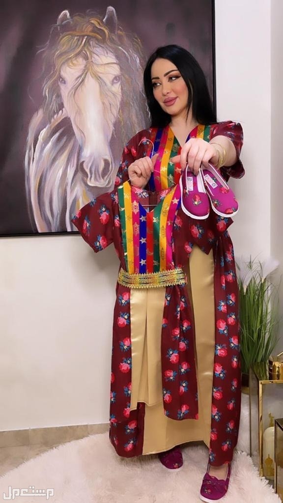 فستان شالكي مع كلفة هندي