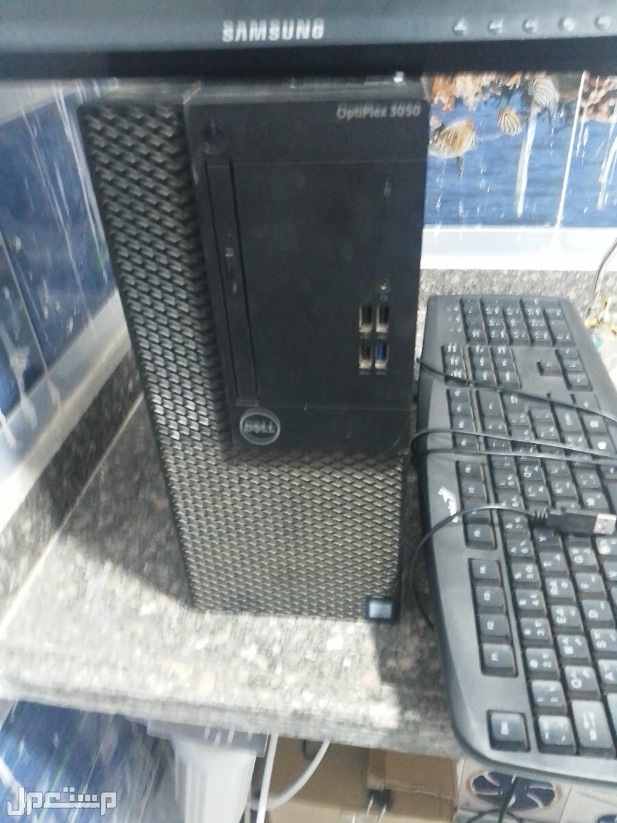 كمبيوتر مكتبي ديل مستعمل 3050