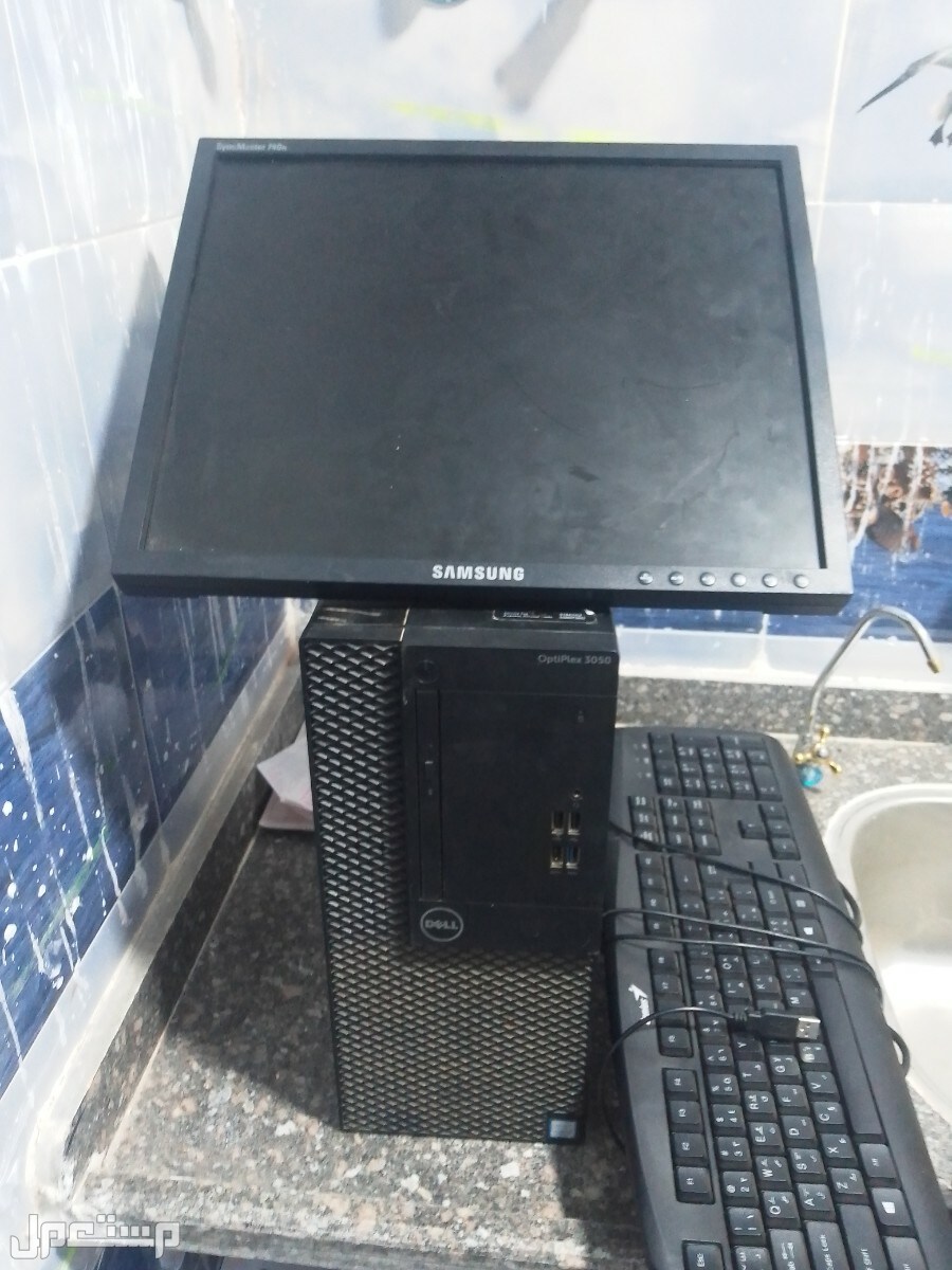 كمبيوتر مكتبي ديل مستعمل 3050