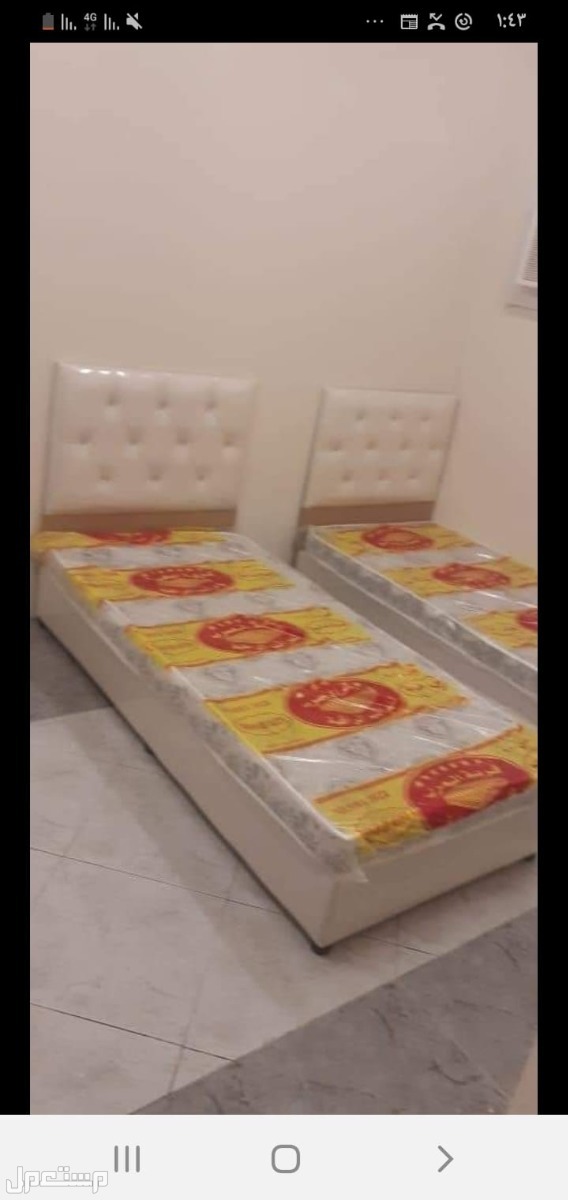 سرير مع المرتبه بسعر خاص تصفية محل   وخصم على اكثر من واحد ✨