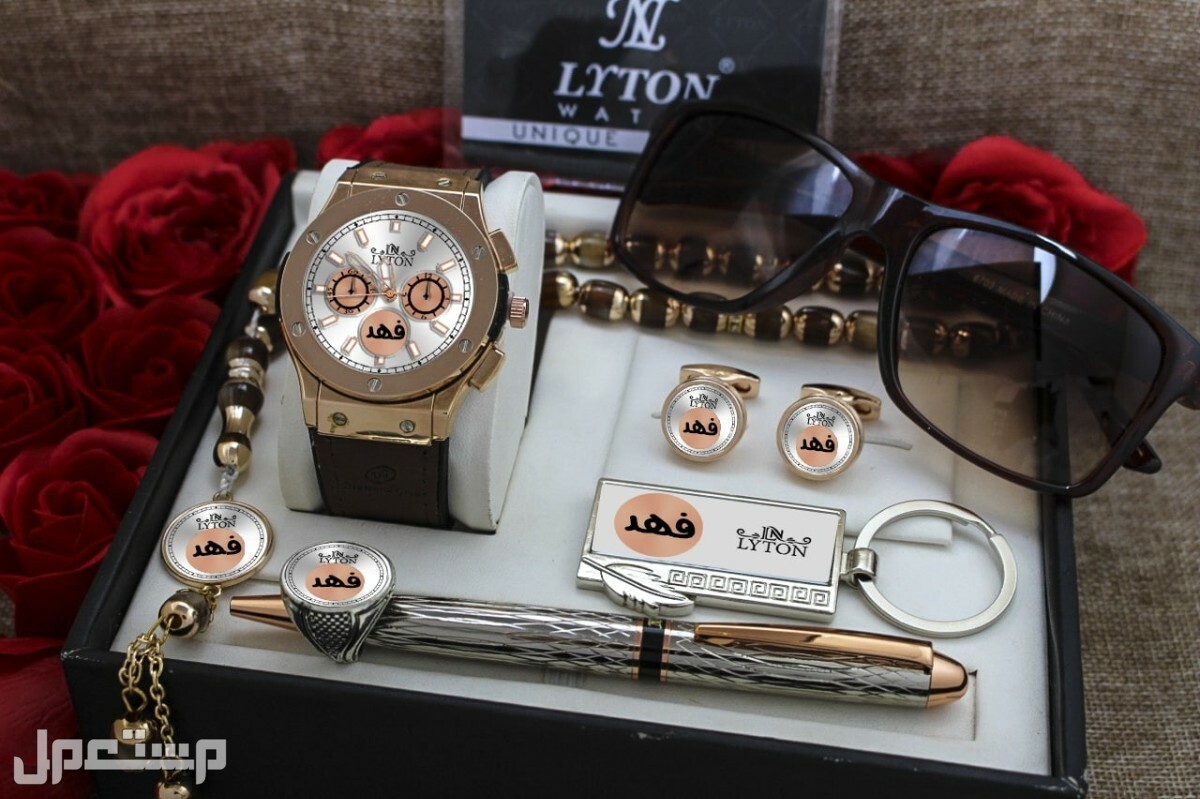 طقم ساعة رجالي بالإسم  ماركة LAYTON  في جدة بسعر 210 ريال سعودي