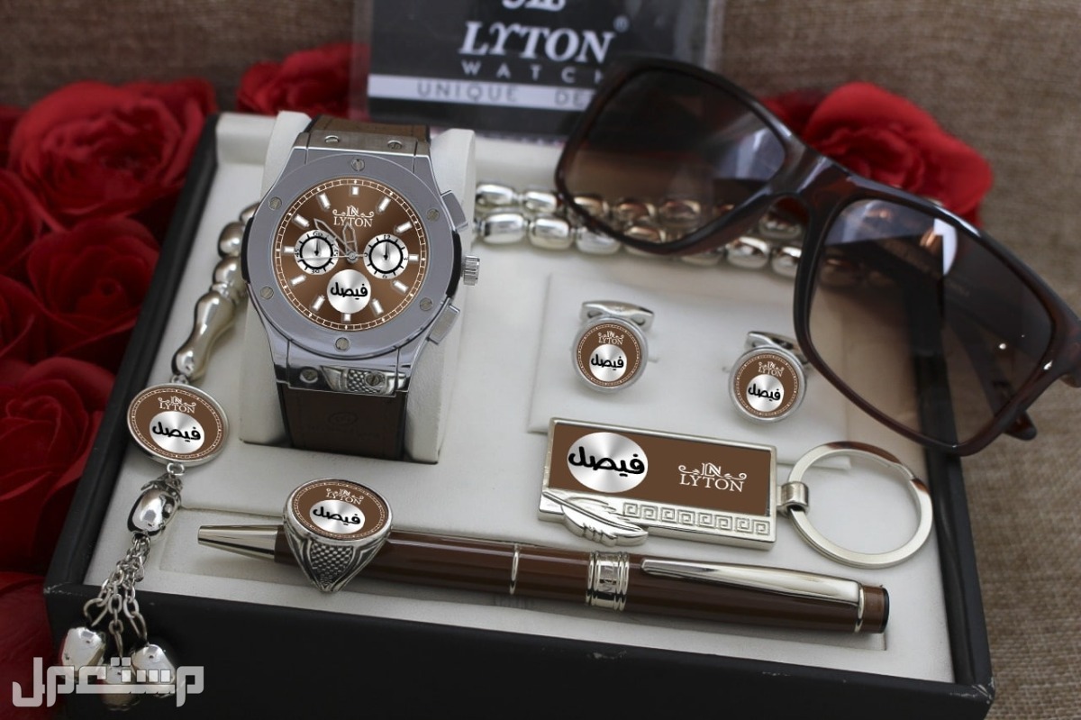 طقم ساعة رجالي بالإسم  ماركة LAYTON  في جدة بسعر 210 ريال سعودي
