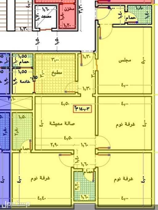 شقة للبيع في حي الواحة - جدة بسعر 430 ألف ريال سعودي