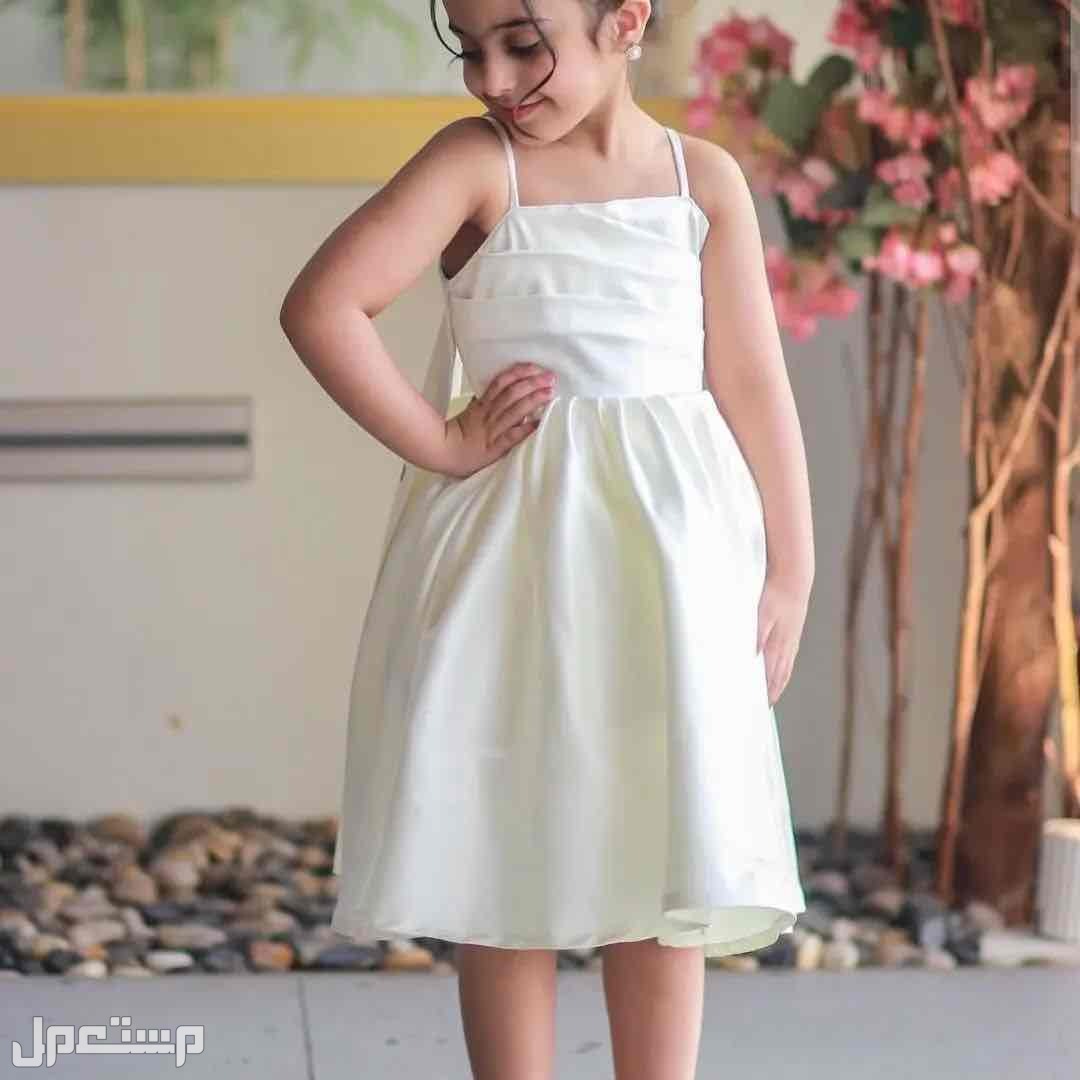 فستان بناتي عرايسي مع شال بالاسم