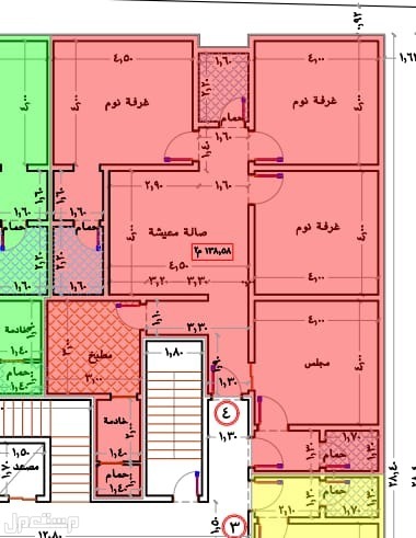 شقة للبيع في حي الواحة - جدة بسعر 470 ألف ريال سعودي