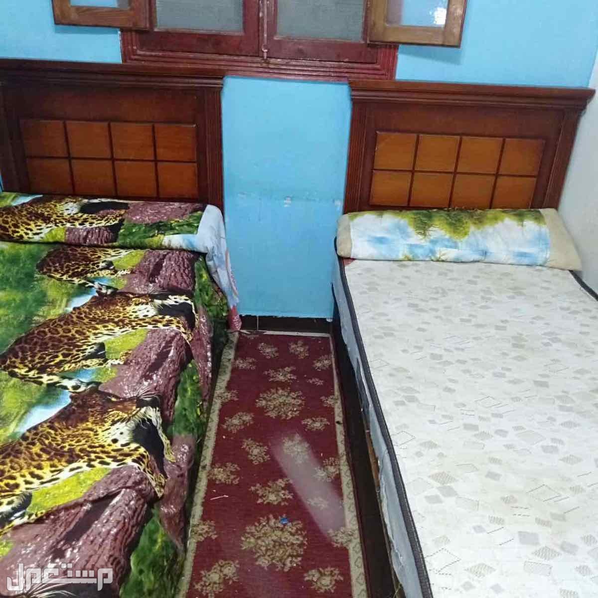 غرف اطفال مستعمل  اتنين سرير واتنين مرتبه عرض 80سمً