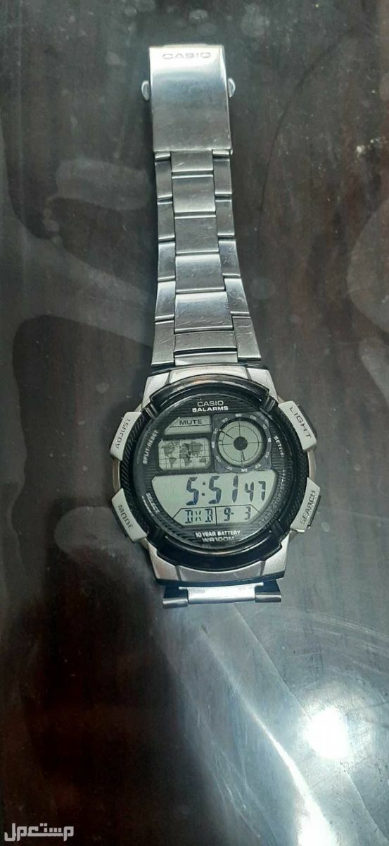 ساعة ماركة كاسيو يبانى اصلية للبيع فى قسم الشيخ زايد بسعر 600 ج قابل للتفاوض