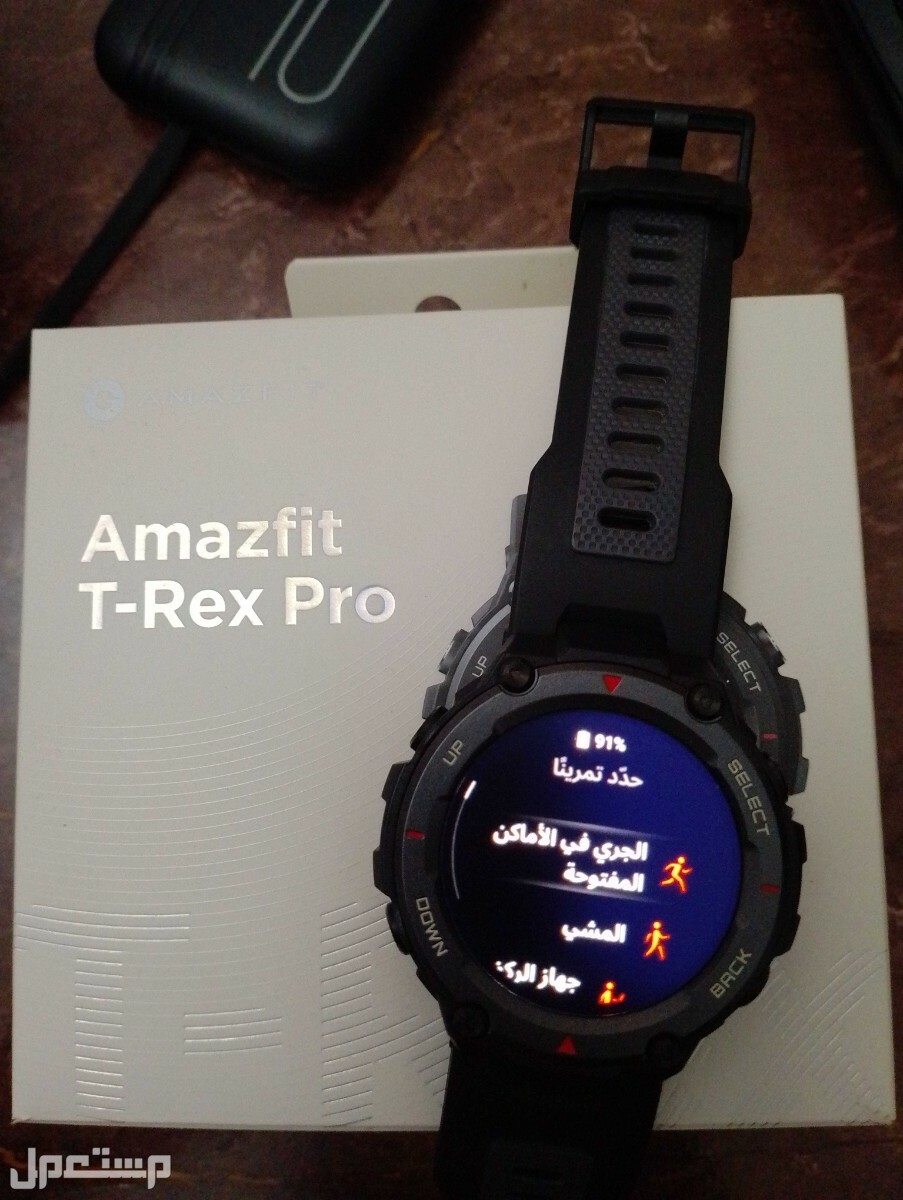 للبيع ساعة  ماركة amazfit t-rex pro في الطالبية بسعر 2500 جنيه مصري