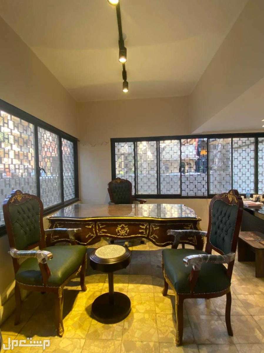 غرفة مكتب من الزان الاحمر المطعم بالنحاس بتصمميم مميز  ماركة smart design في الساحل الشمالى بسعر 15000 جنيه مصري