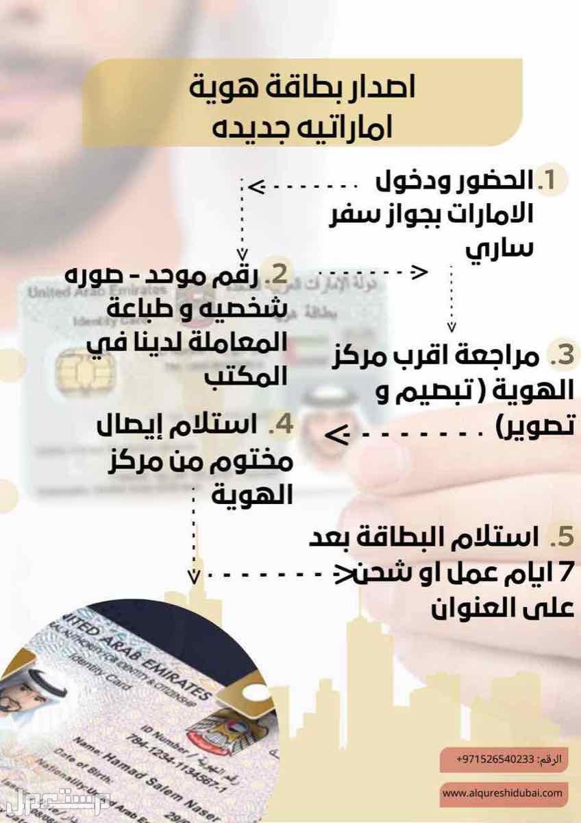 بطاقة هوية مقيم الاماراتية