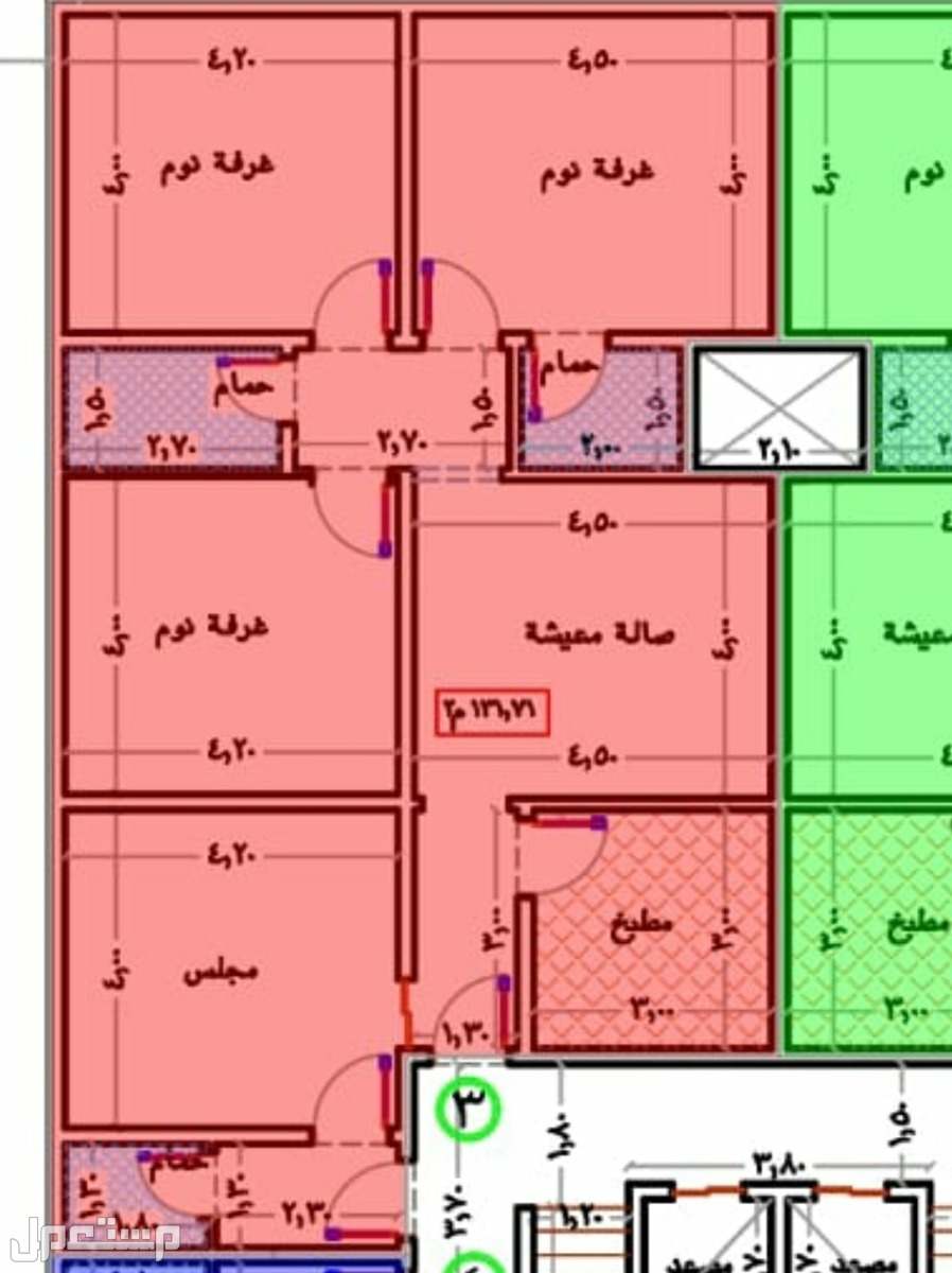 شقة للبيع في الواحة - جدة بسعر 440 ألف ريال سعودي