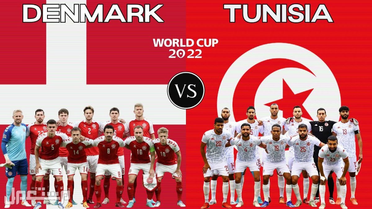 مباريات كأس العالم مجانا..شاهد مباراة تونس والدنمارك تونس والدنمارك