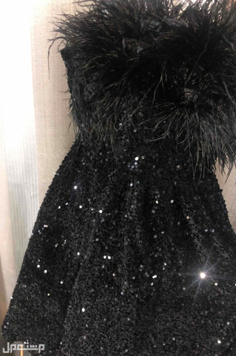 فستان ماركة فستان أسود ترتر فخم بالبس👍🏻 في تبوك بسعر 450 ريال سعودي قابل للتفاوض