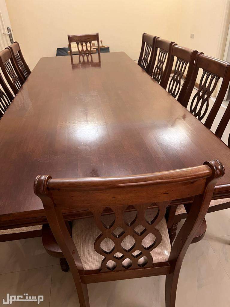 طاولة طعام 12 كرسي  في الرياض بسعر 600 ريال سعودي