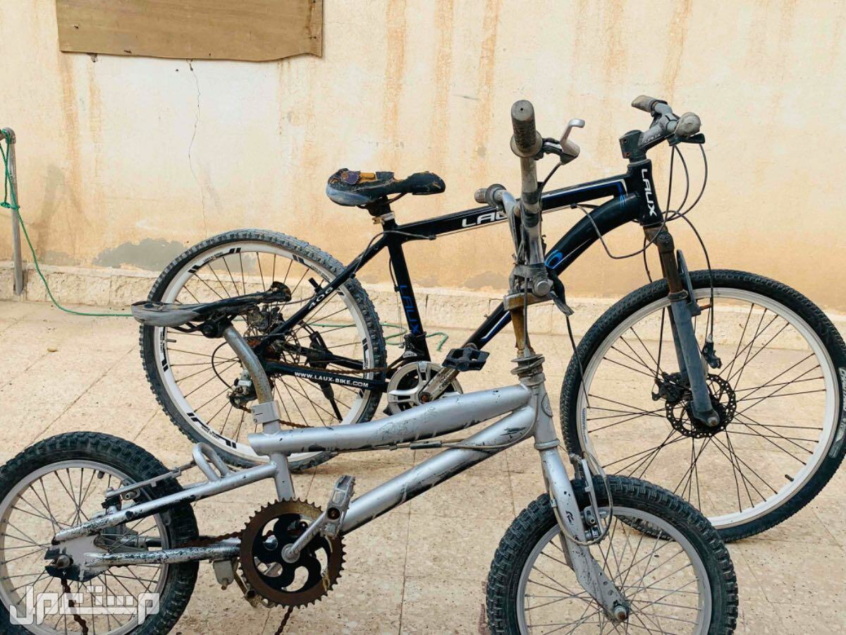 دراجتين هوائية كبيرة وصغيرة للبيع