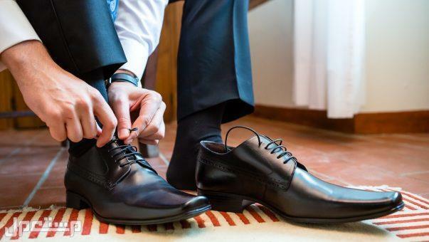 أحذية رجالي جلد طبيعي للبيع في عمان حذاء رسمي