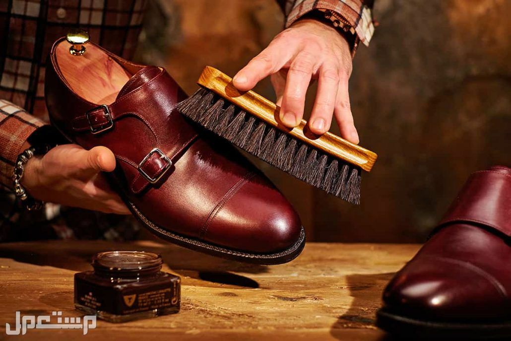 أحذية رجالي جلد طبيعي للبيع تنظيف الحذاء الجلد