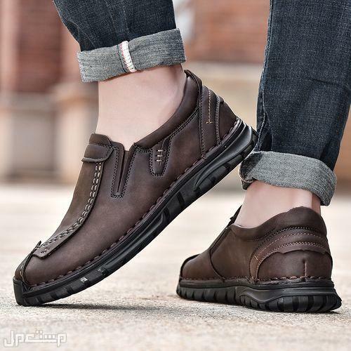 أحذية رجالي جلد طبيعي للبيع في الأردن حذاء جلد طبيعي