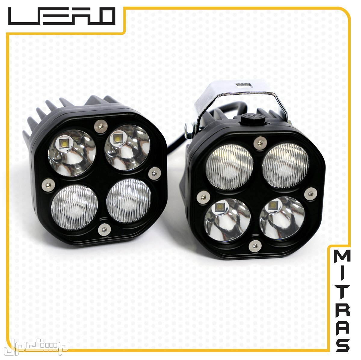 كشافات ضبابية LED  كومبو- ابيض 3 انش 40 وات 12 فولت 3500 لومينز  عالية  الجودة