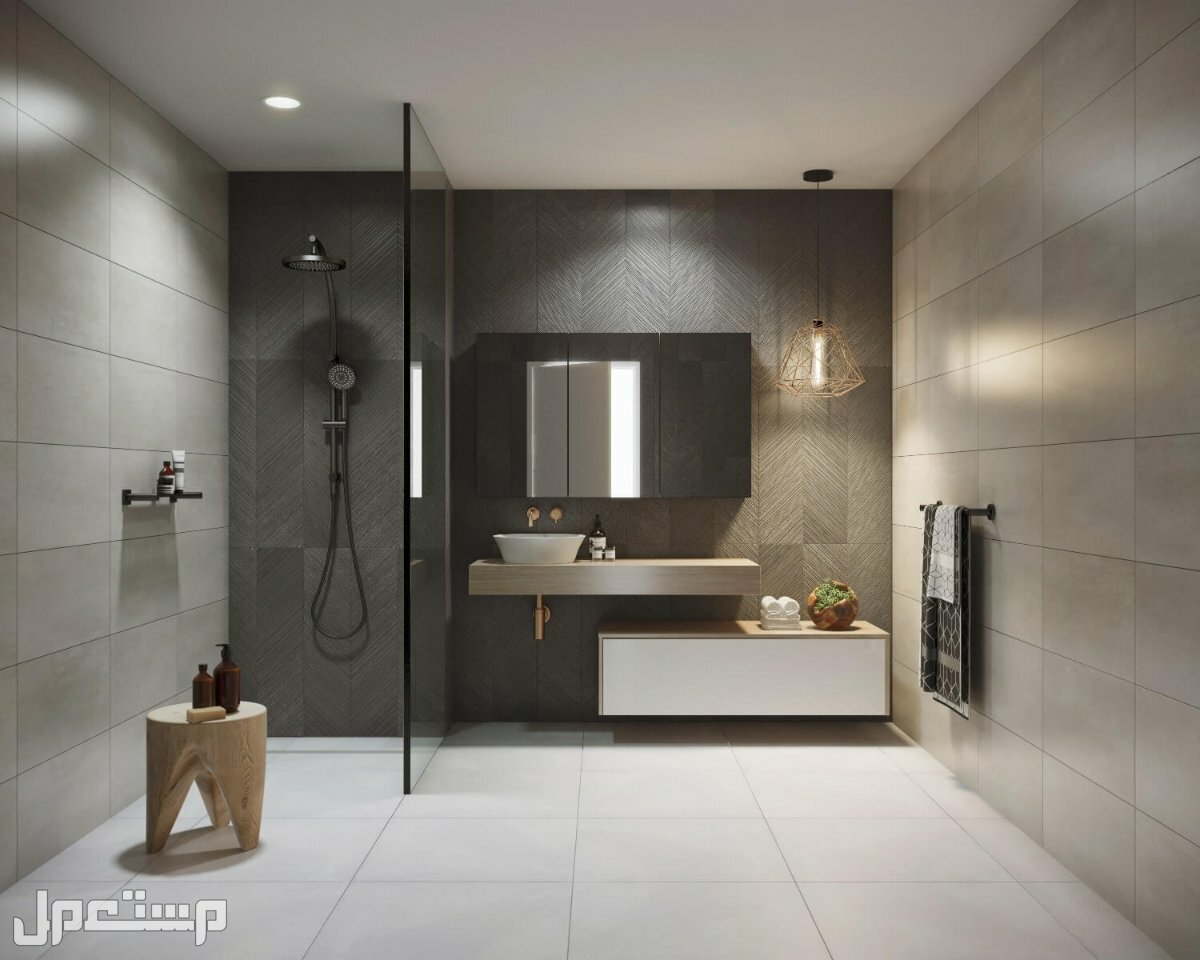 طريقة اختيار بلاط الحمام في التصميم الداخلي بلاط الحمامات
