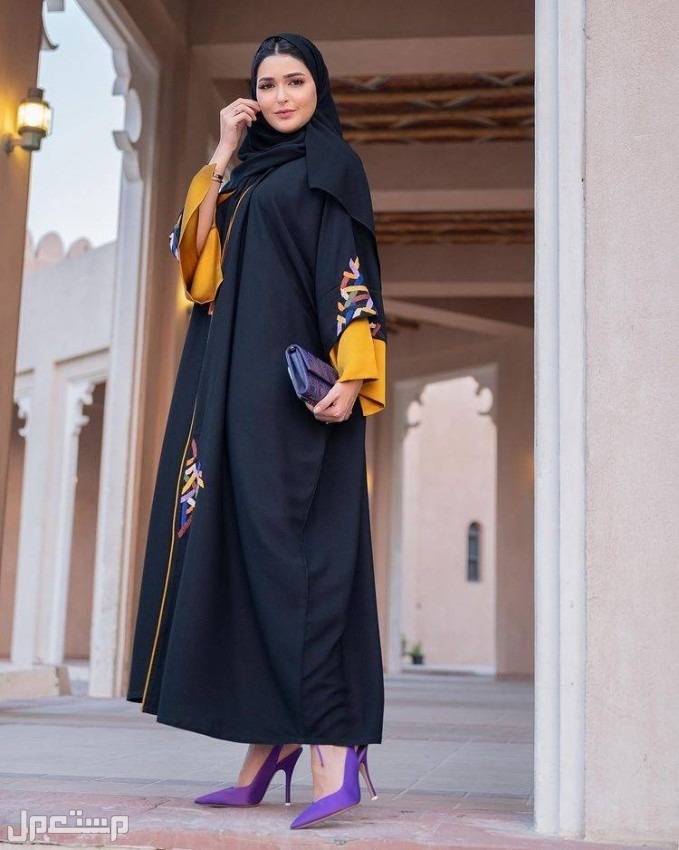 أفضل عبايات خليجية للسيدات 2023 في قطر عباية خليجية فستان
