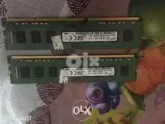 Mhz  ماركة Mhz 12800 2Ram 8 GB DDR3 في الهرم