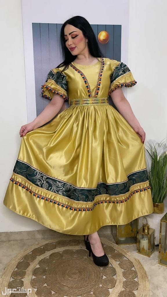 فستان ستان بكلفه هندي المقاس 1 الـ 2 😍😍