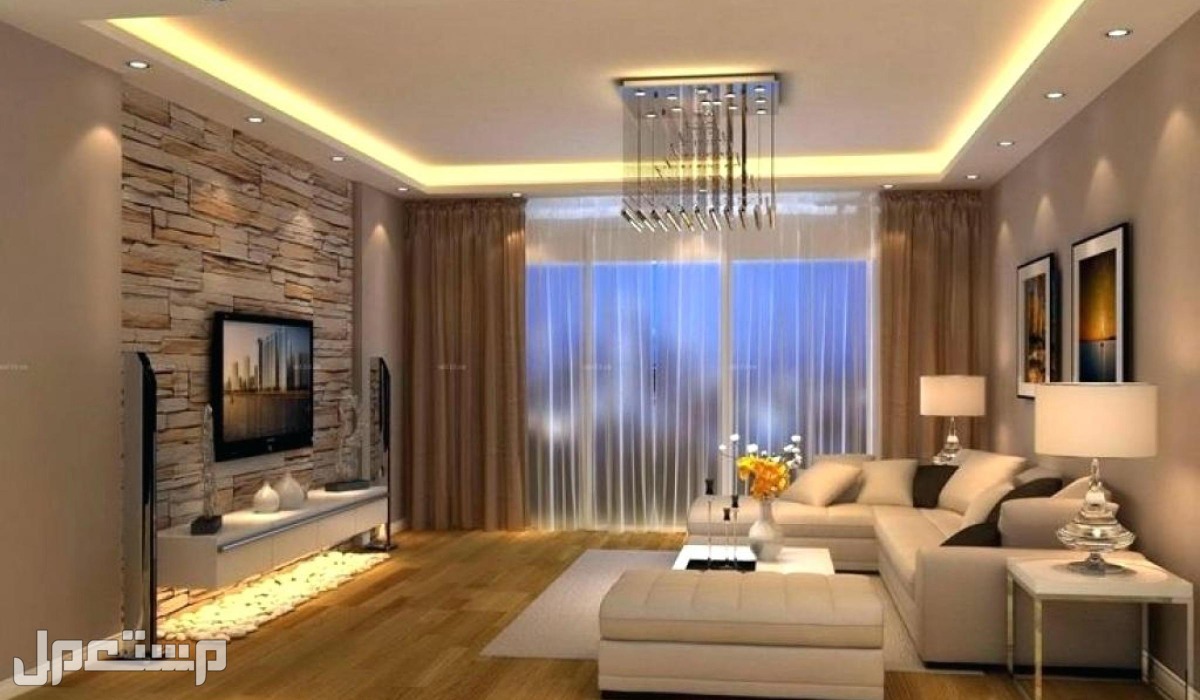 أسس تصميم غرفة المعيشة بصورة مودرن ومفعمة بالحياة في السعودية غرفة معيشة 2023