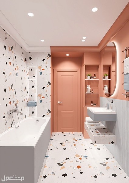 افضل 7 افكار تصميم حمامات صغيرة مودرن مع الصور في اليَمَن الوهم البصري في تصميم الحمام