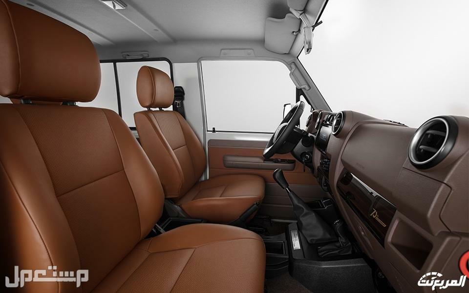 سيارة لاند كروزر 70 Toyota ​LAND CRUISER PICKUP DLX WINCH 2023 مواصفات وصور واسعار مقاعد سيارة لاند كروزر 70 2023