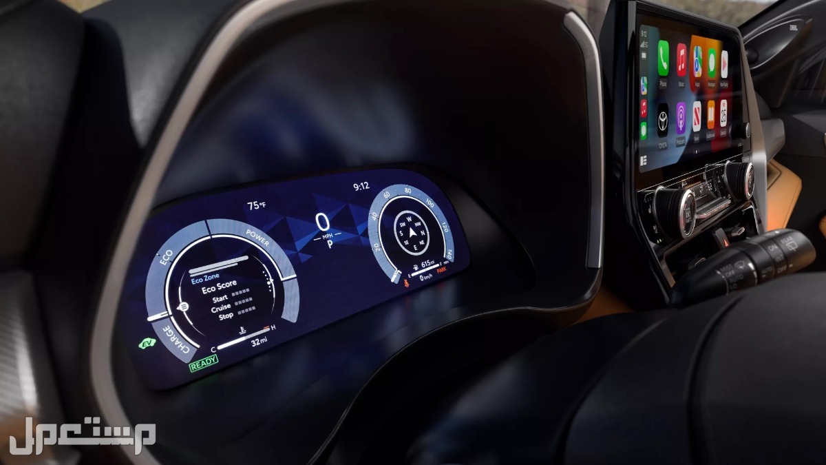 سيارة تويوتا هايلاندر TOYOTA 2.5 L Hybrid GLE AWD 2023 مواصفات واسعار وصور صورة سيارة تويوتا هايلاندر  2023 من الداخل
