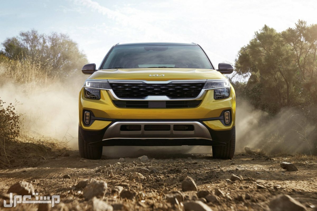 سيارة كيا سيلتوس 2023 kia seltos جميع المواصفات (تقرير شامل) سيارة كيا سيلتوس 2023 kia seltos  من الأمام